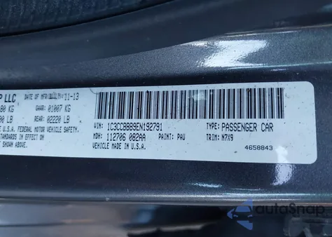 2014 Chrysler 200 Touring from USA, damaged, VIN 1C3CCBBB9EN192791